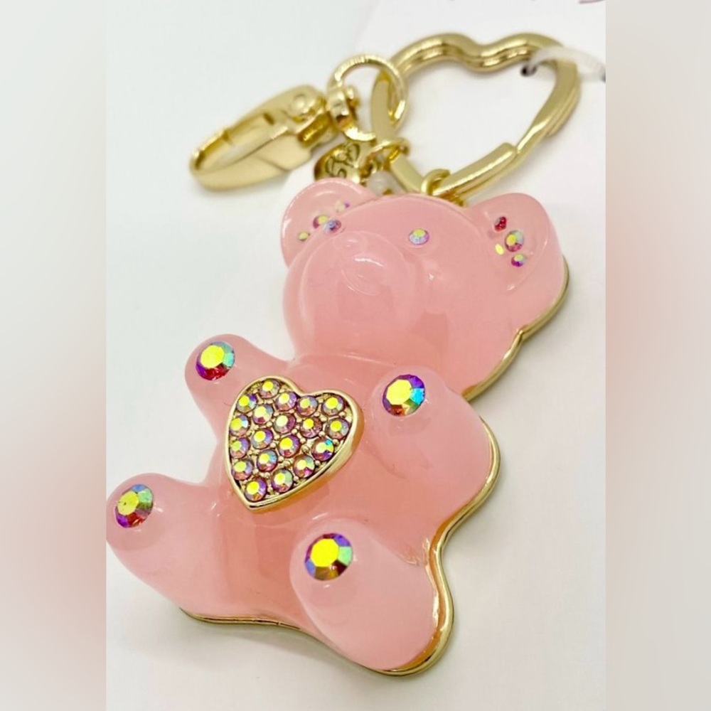 Betsey Johnson Sugar Rush Candy Bag Purse Charm Keychain